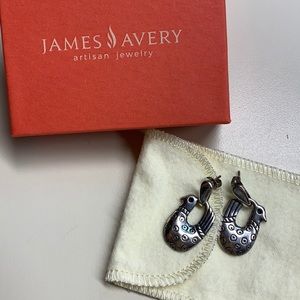 RARE JAMES AVERY Dove/Hen/Bird Earrings
